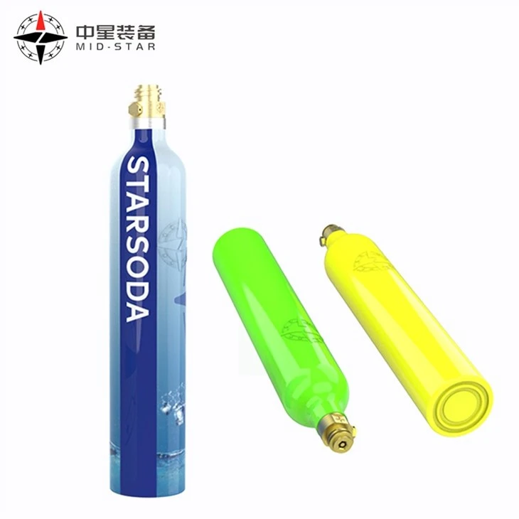 Beverage grade CO2 cylinder